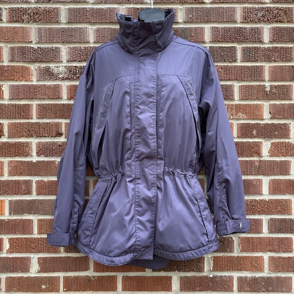 Kerrits Jacket Womens Large purple Waterproof Equestrian Rain Coat Riding - Picture 1 of 13